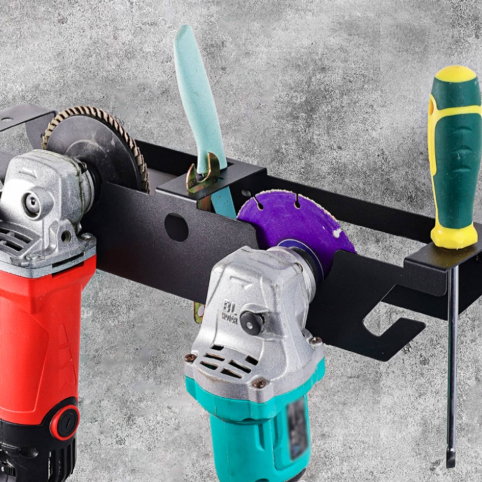 4-Fach Winkelschleifer-Halteru – Workshop Tools Storage Bewertung und Preis